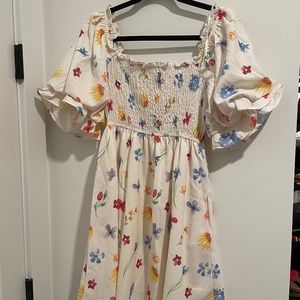 Off the shoulder Charming Mini Floral Dress